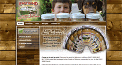 Desktop Screenshot of eastwindnutbutters.com